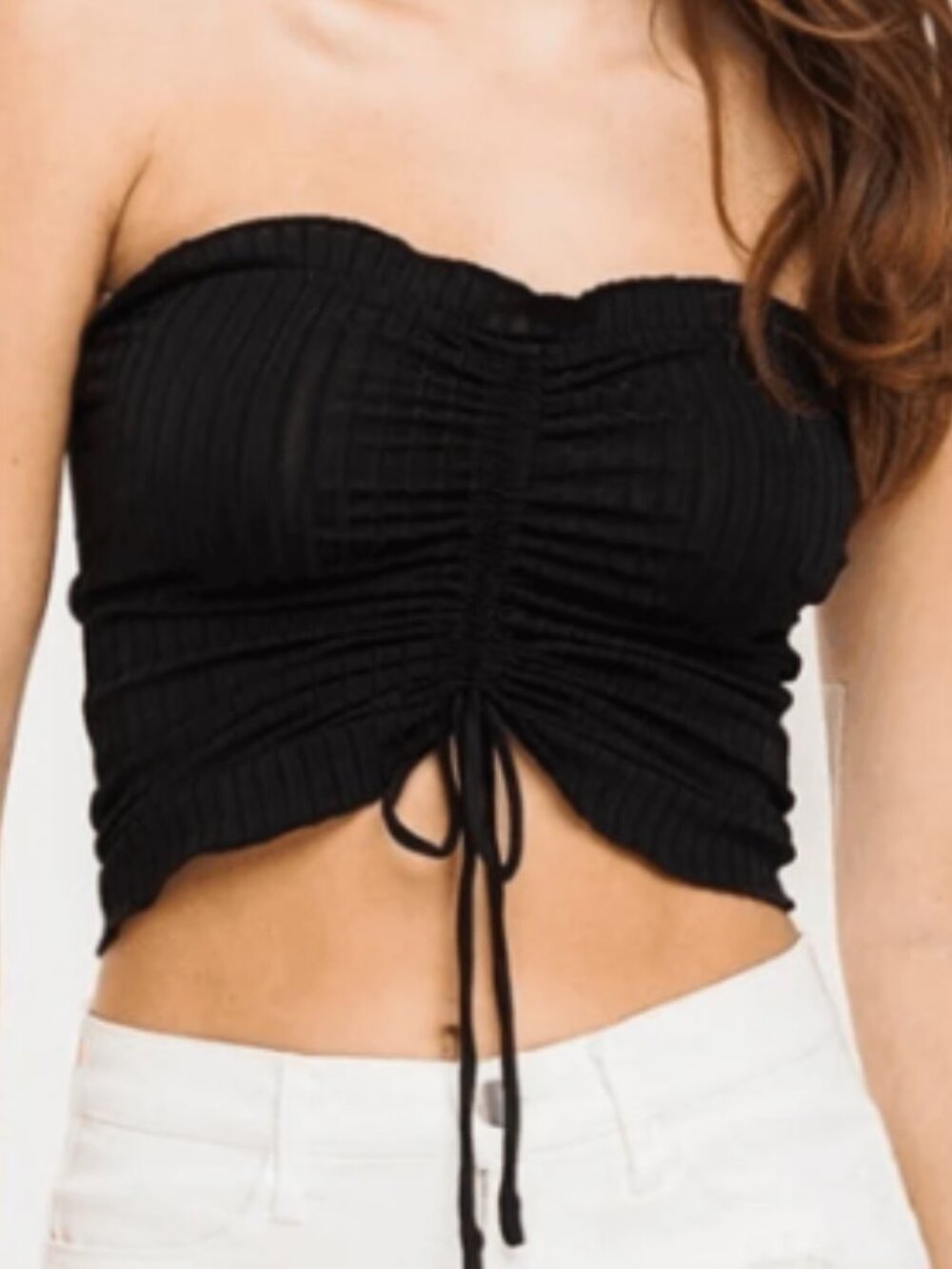 Aerie Ribbed Tie Tube Top